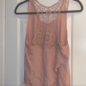 •Light pink cami•